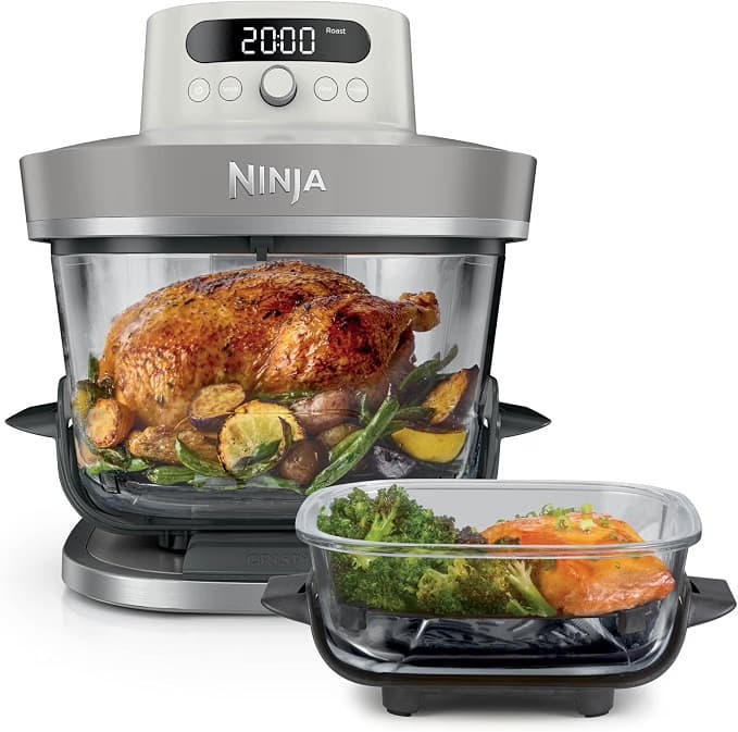 Ninja Crispi Pro 6-in-1 Glass Air Fryer 5.7L, Stone for $266.40 was $499.99 at Amazon AU deal image